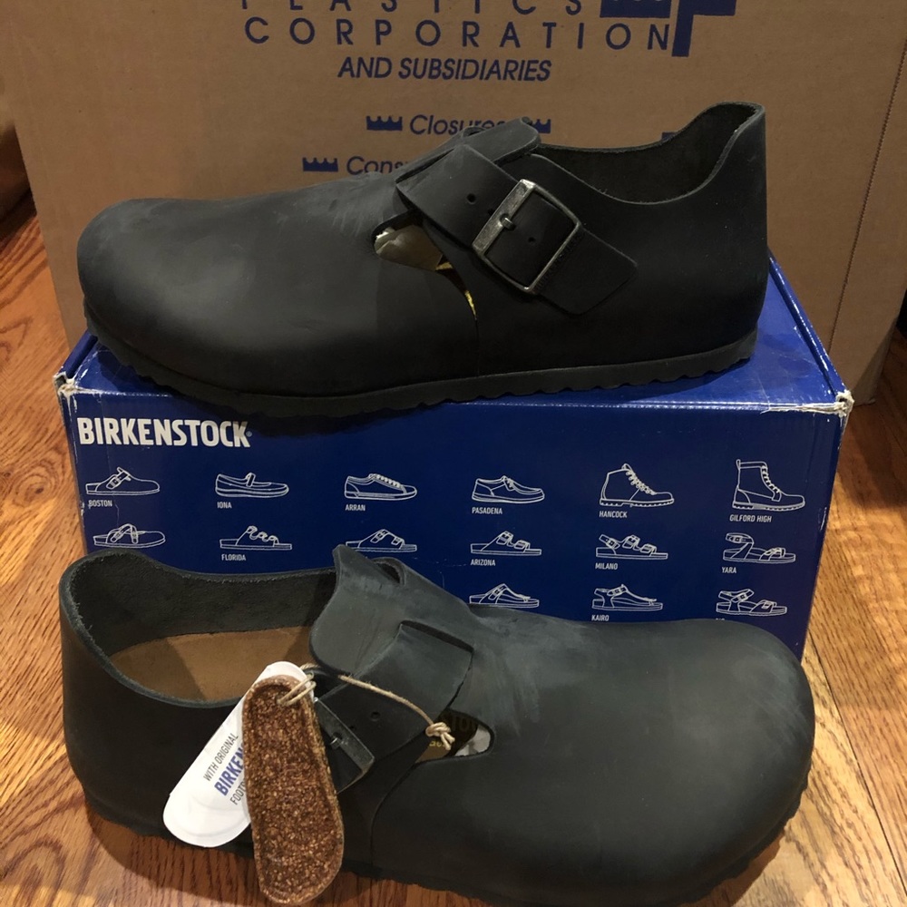 Birkenstock London black 15 medium men’s new